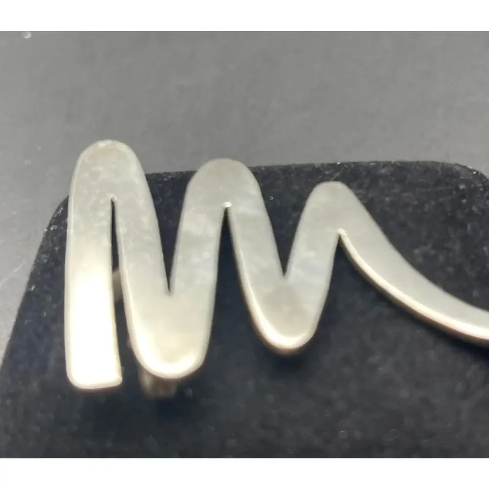 Taxco Tornado Modernist Pin Pendant Mexico Sterling Silver TB-51 925 Twister 925